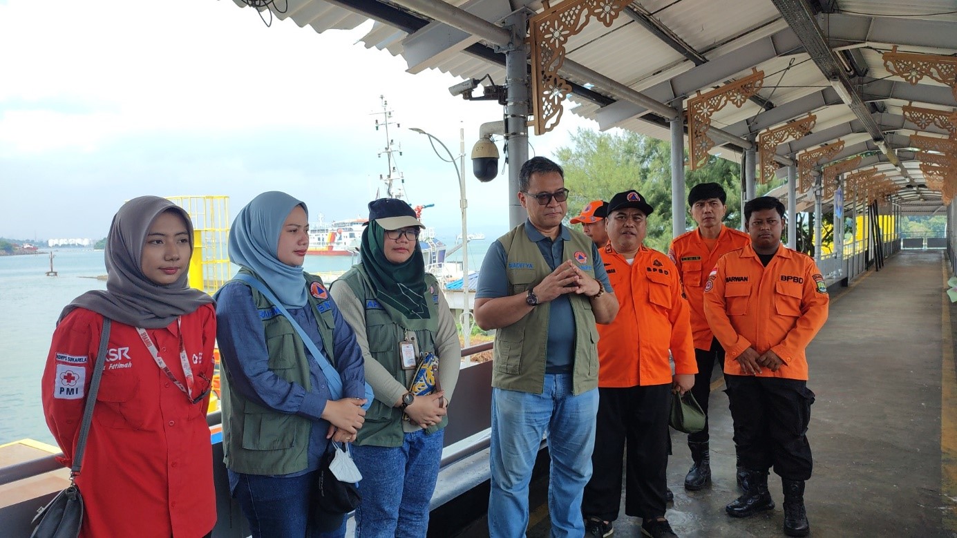 BPBD KOTA CILEGON MELAKUKAN MONITORING KESIAPSIAGAAN BENCANA PADA SAAT ARUS MUDIK LEBARAN 2024